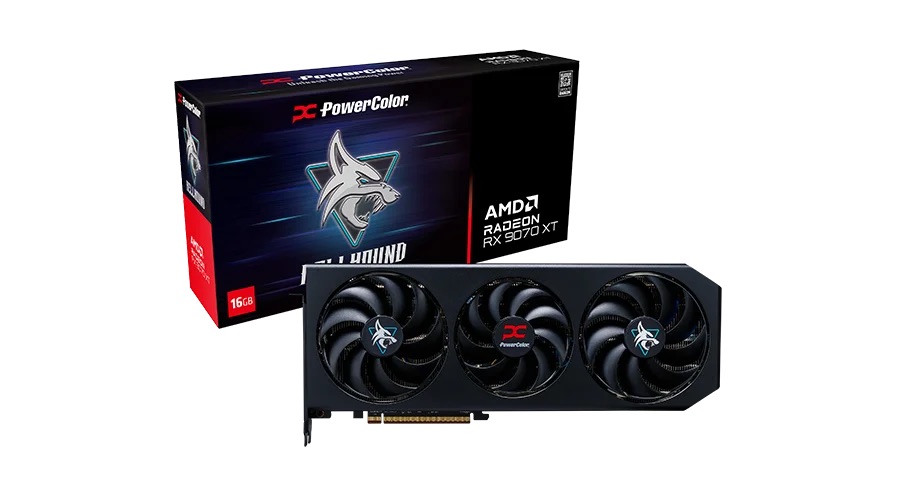 Radeon RX 9070 XT  16GB  PowerColor  Hellhound