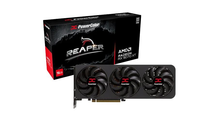 Radeon RX 9070 XT  16GB  PowerColor  Reaper