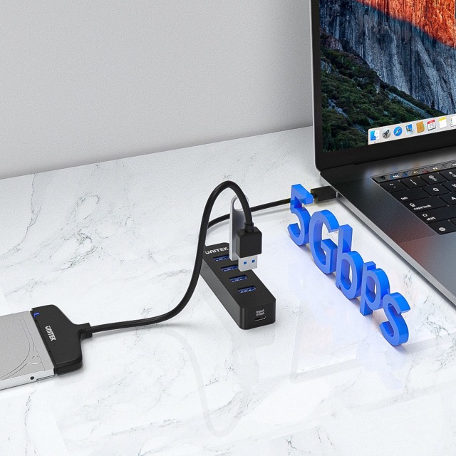HUB USB 3.1 4 portowy Unitek - obrazek 2