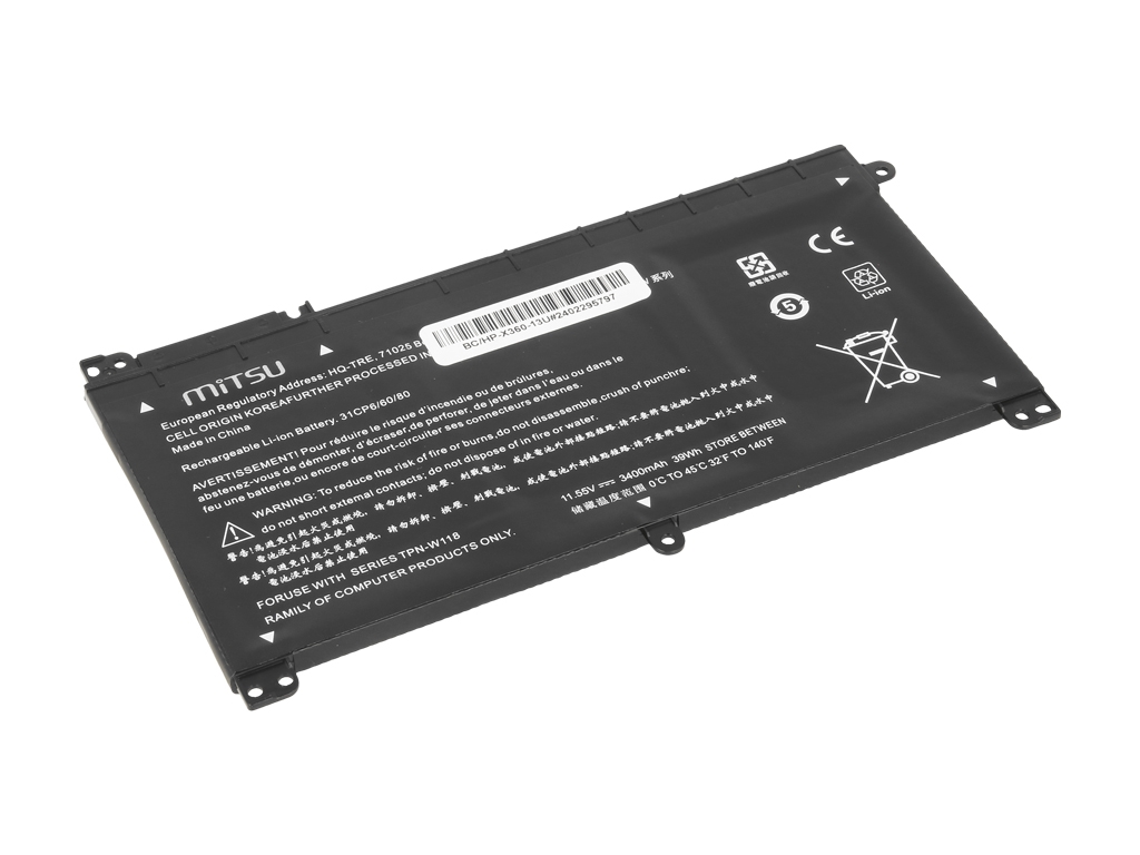 Bateria do laptopa HP Pavilion X360 13-U101NW; 13T-U100; 13-U117NA  11.55V  3400 mAh