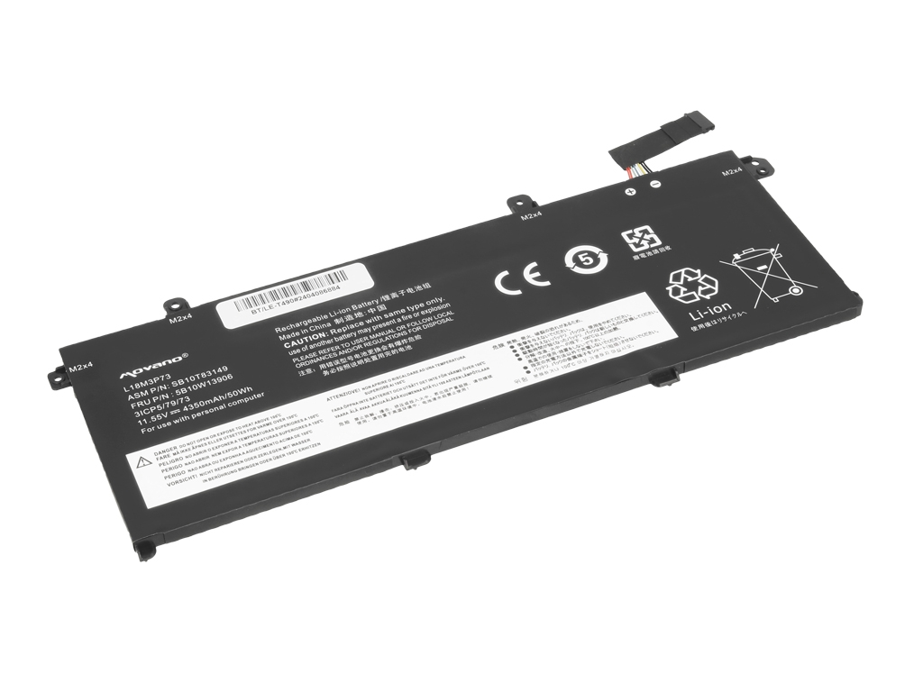 Bateria do laptopa Lenovo ThinkPad T490, T495, P43s, P14s  11.55V  4350mAh