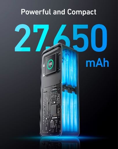 PowerBank Anker 27650mAh 250W Czarny - obrazek 5