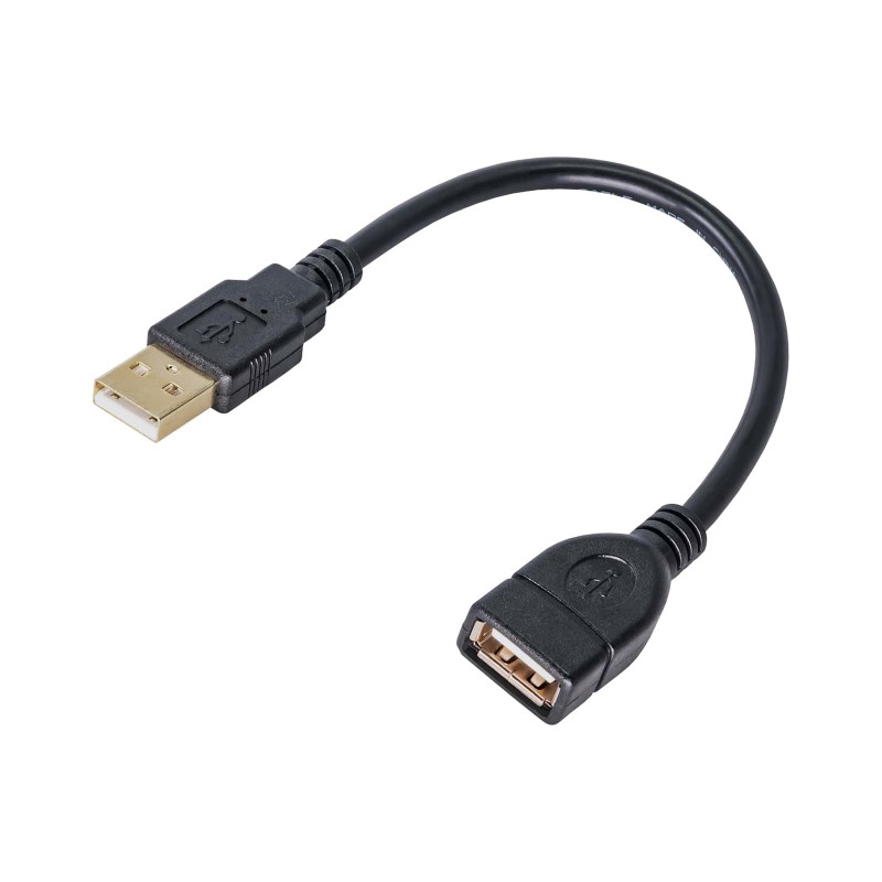 Kabel USB 2.0 przedłużacz 0.15 m Akyga - obrazek 2