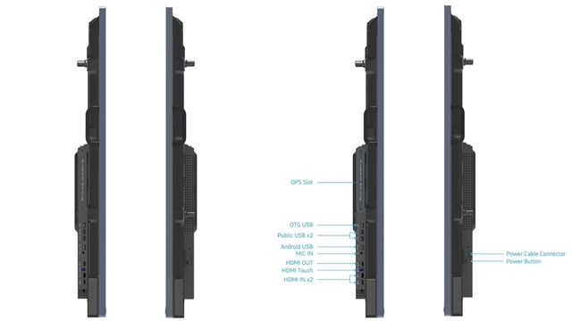 Monitor interaktywny METZ 75KD1 75" 4K DLED 8/128 + uchwyt ścienny - obrazek 4