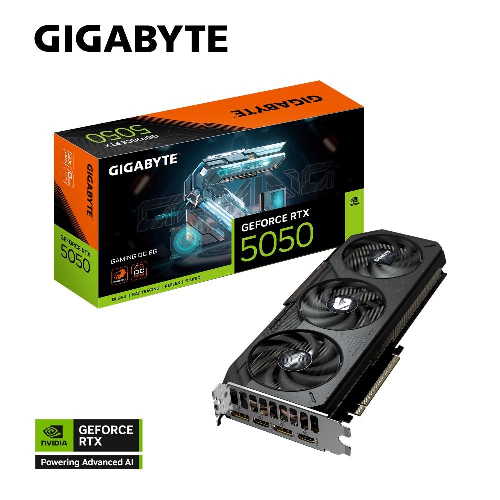 GeForce RTX 5050  8GB  Gigabyte  Gaming OC