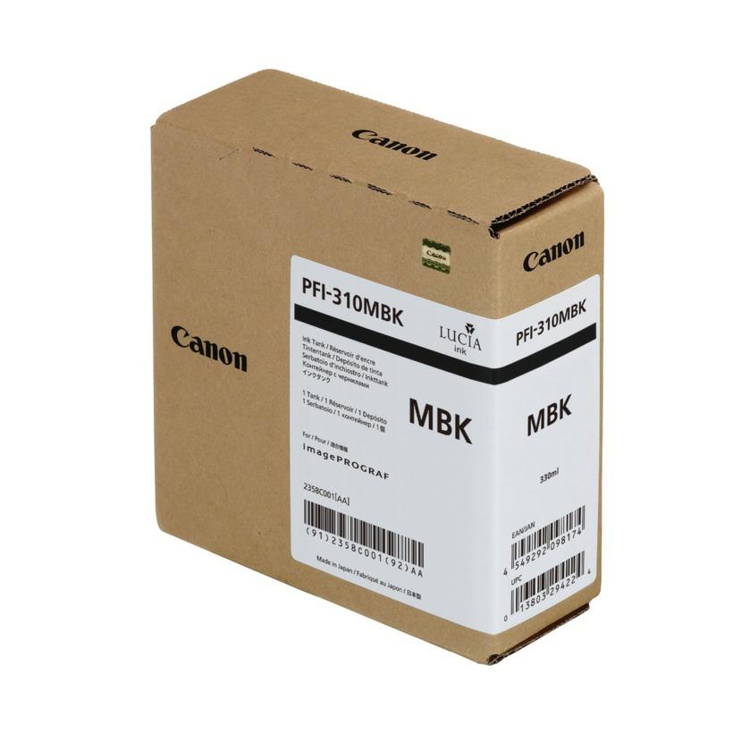 Tusz Canon PFI-310MBK Mate Black 330 ml