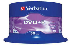 DVD+R VERBATIM 4.7GB x16 Cake *50 - obrazek 2