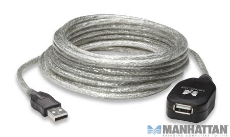 Kabel USB 2.0 przedłużacz 5.0 m aktywny Manhattan - obrazek 4