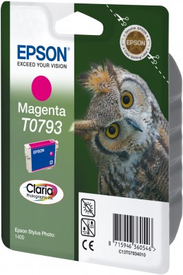 Tusz Epson T0793 Magenta 470 str. - obrazek 2