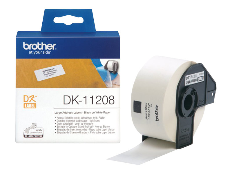 Taśma do drukarki etykiet Brother DK11208  Laminowana Adress label