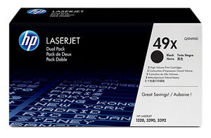 Tonery HP 49X Q5949XD Black 2x6000 str.