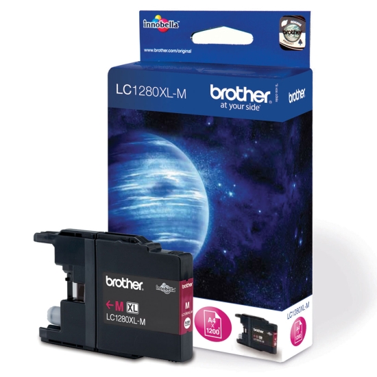 Tusz Brother  LC1280XLM  Magenta  1200 str.