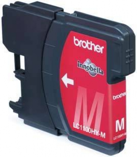 Tusz Brother LC1100HYM Magenta 750 str.
