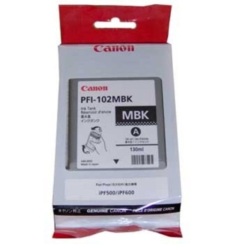 Tusz Canon  PFI-102MB  Matte Black  130 ml.