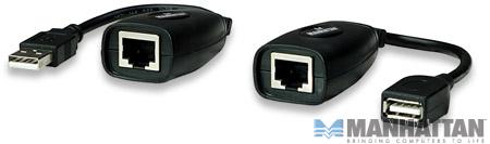 Kabel USB 2.0 przedłużacz po kablu UTP do 60 m - obrazek 4