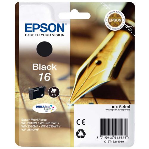 Tusz Epson T1621 Black 175 str.