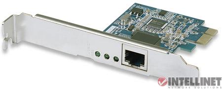 Karta sieciowa PCI-E Intellinet Gigabit 10/100/1000 Mb/s RJ45