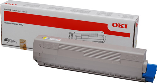 Toner OKI 44844505 Yellow 10000 str. - obrazek 2