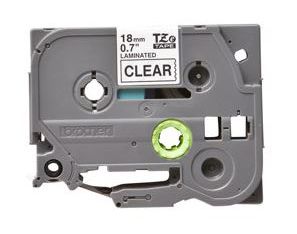 Taśma do drukarki etykiet Brother TZE141 18mm Czarny na Przeźroczystym - obrazek 4