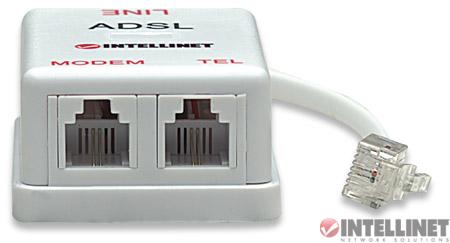 Adapter ADSL - Modem Splitter Intellinet - obrazek 4
