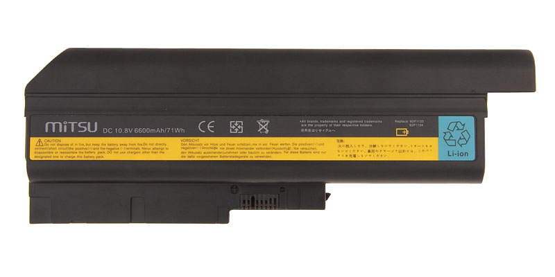 Bateria do laptopa IBM R60; T60; Z60 10.8 V 6600 mAh - obrazek 3