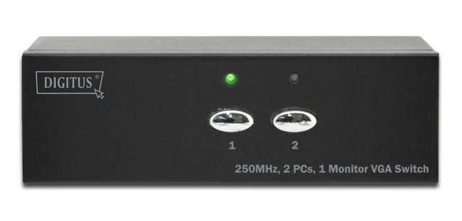 Przełącznik - Switch VGA 2/1 - 2 nadajniki - 1 odbiornik Digitus - obrazek 5