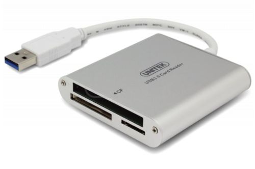 Czytnik kart pamieci USB 3.0  microSD, SD, CF  Unitek