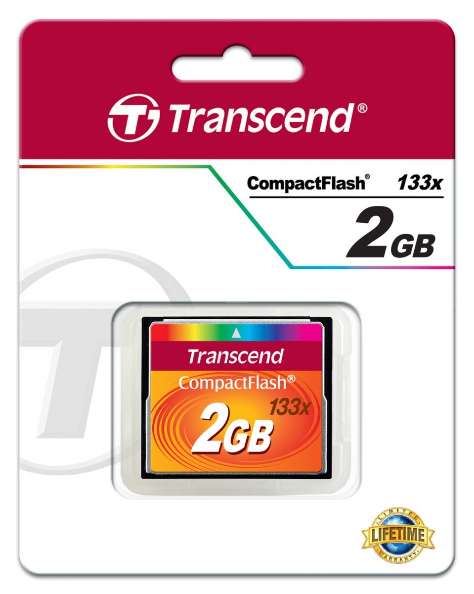 - karta pamieci CF 2GB Transcend High Speed 133x - obrazek 2