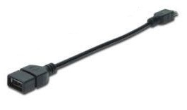 Kabel USB 2.0 żeński na miniUSB męski  0.2 m   OTG  Assmann - obrazek 2