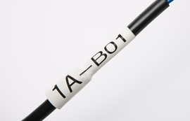 Rurka termokurczliwa Brother 23.6mm Black on White Heat Shrink Tube - obrazek 4