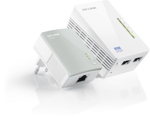 HomePlug TP-Link TL-WPA4220 KIT Wi-Fi N300 PowerLine Extender 300Mbps StarterKit AV600