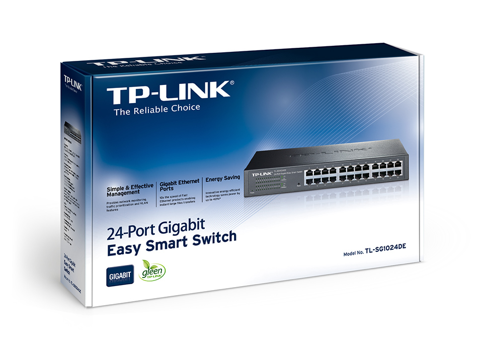 Switch TP-Link TL-SG1024DE  24x10/100/1000 MB/s Easy Smart  Rack - obrazek 4