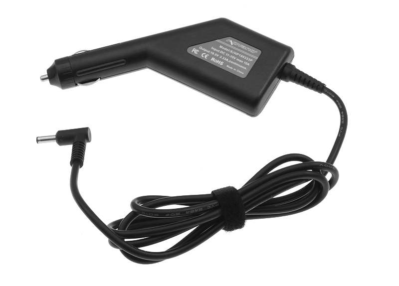 Zasilacz samochodowy do laptopa HP  19.5V  65W  4,5x3,0mm