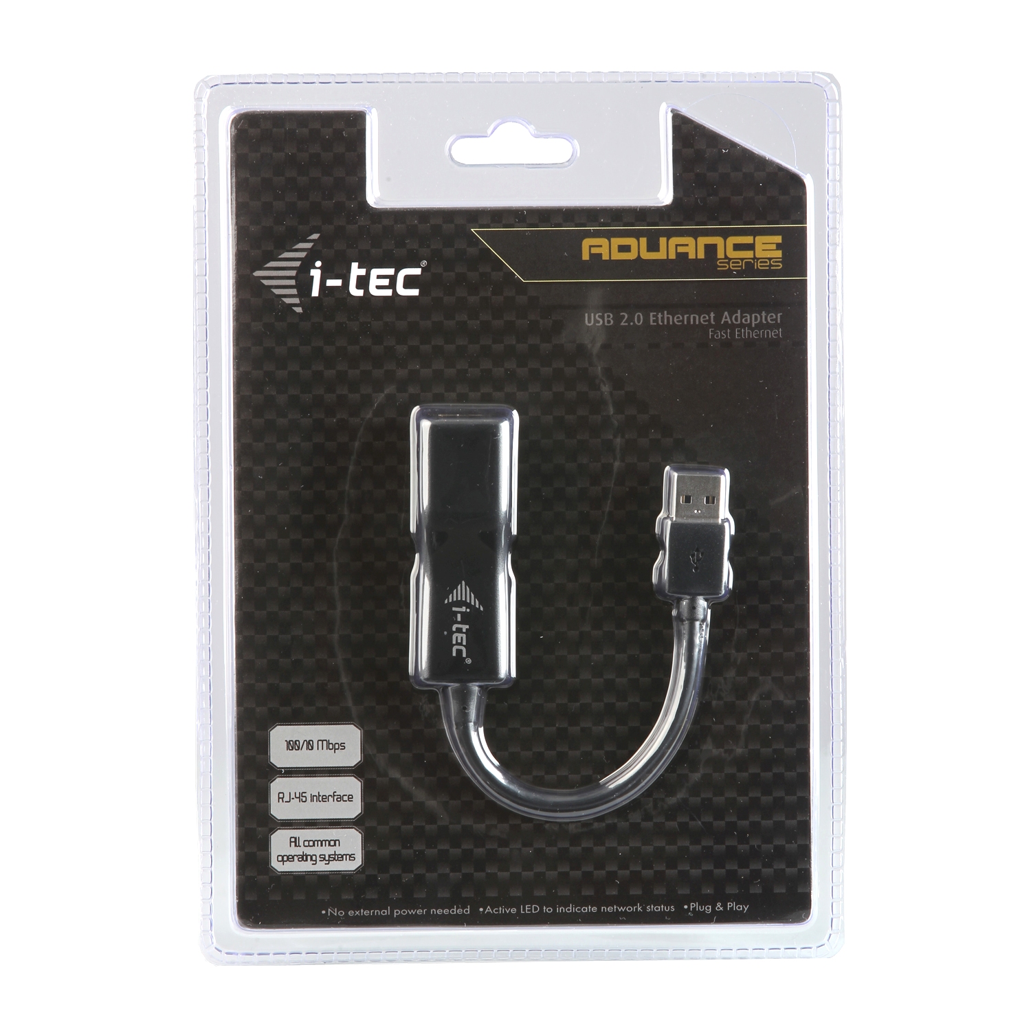 Karta sieciowa USB 2.0 LAN 10/100 Mb/s RJ45 i-tec - obrazek 2