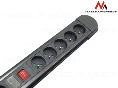Listwa zasilająca Maclean 10 gniazd z 2 wyłącznikami Energy MCE10 - obrazek 2