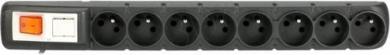 Listwa zasilająca Acar S8 PRO  8 gniazd  5.0 m  Czarna