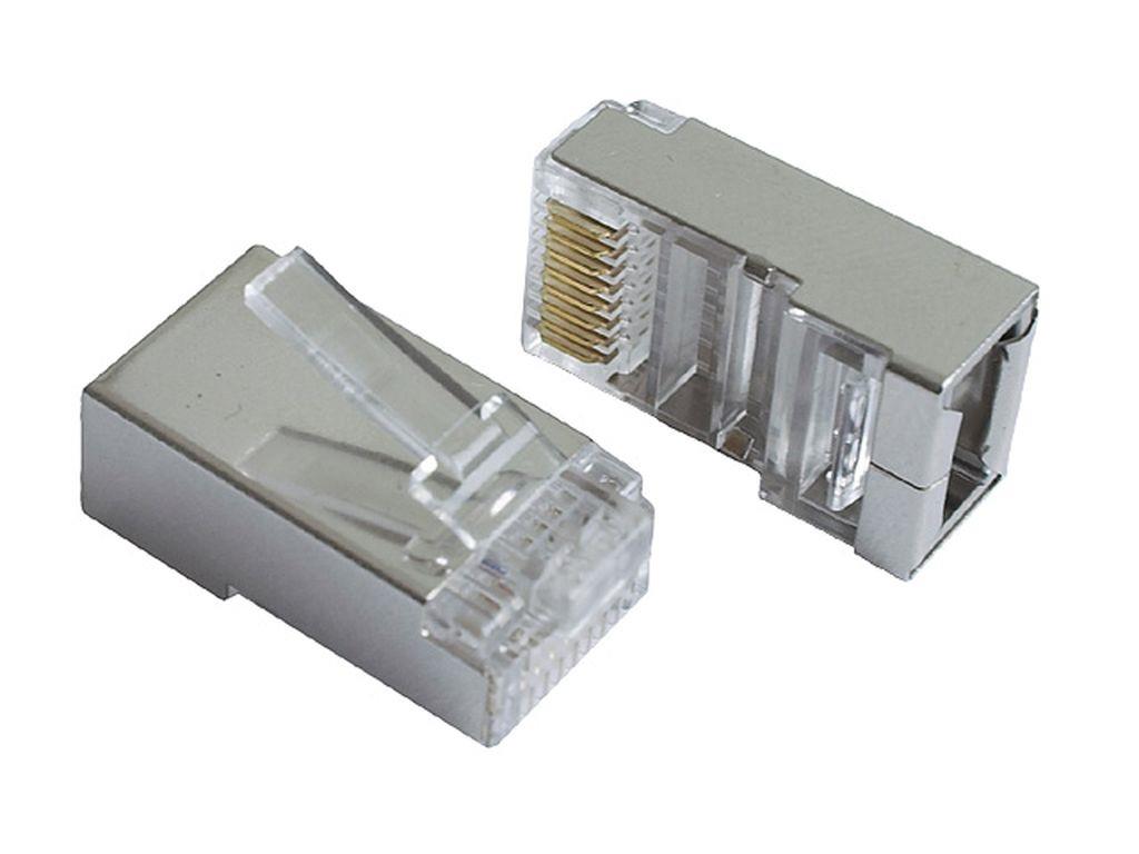 Wtyk RJ45 zaciskany kat.5e FTP 100 szt.  Gembird