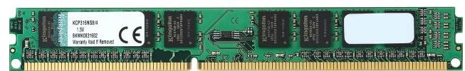 Moduł PC-1600 DDR3   4GB      Kingston KCP316NS8/4