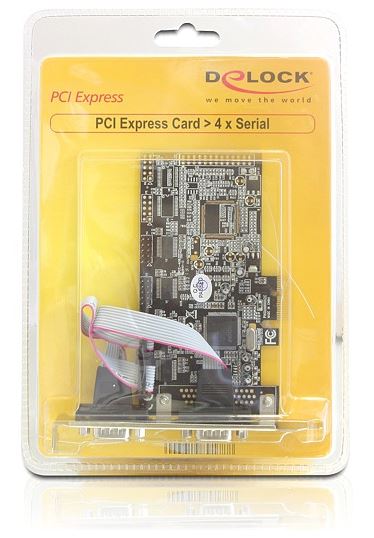 Kontroler PCI Express I/O 4 x RS-232 Delock - obrazek 2