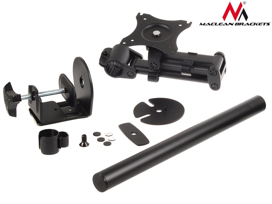 Uchwyt do mocowania LCD 13" - 27" - 8 Kg  Biurkowy  uchylny; obrotowy  Maclean - obrazek 3