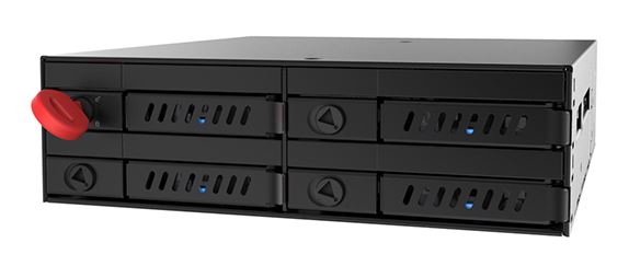 Kieszeń 5.25" -> 4xHDD/SSD 2.5" Chieftec CMR-425