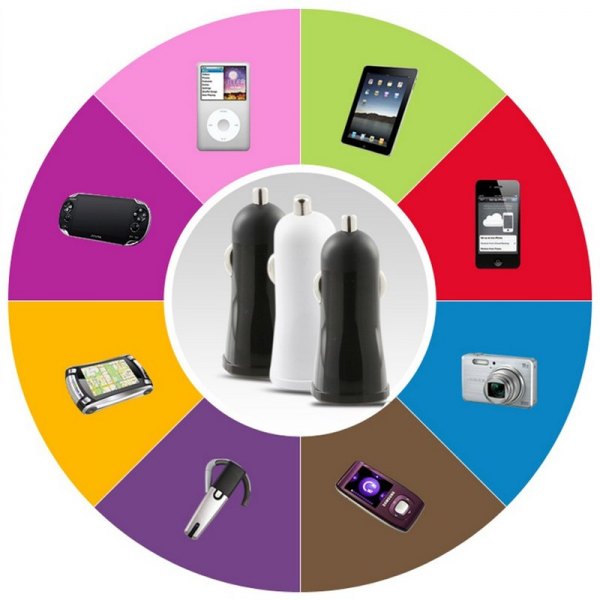 Ładowarka samochodowa USB 5V 2.1A 2 porty Techly - obrazek 5