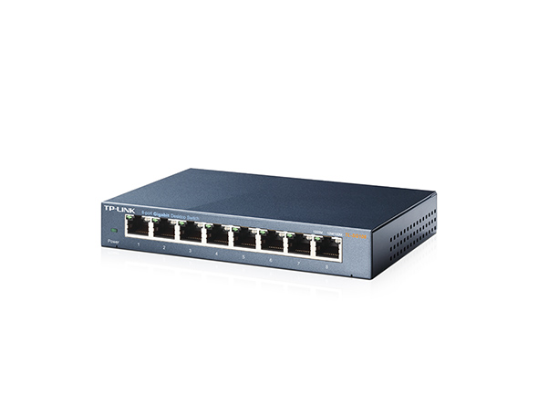 Switch TP-Link TL-SG108 8x10/100/1000 MB/s - Metalowa obudowa - obrazek 4