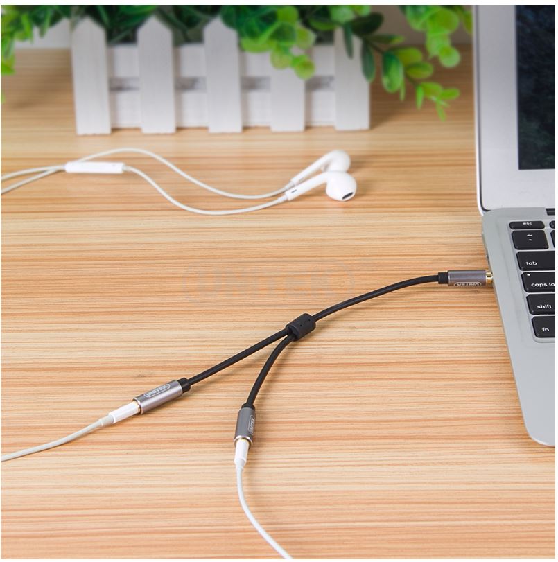 Kabel Audio Mini Jack Stereo męski na 2 x żeński Mini Jack 0.2 m  Unitek - obrazek 3