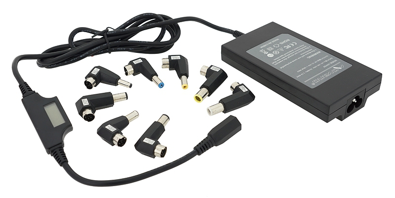 Zasilacz sieciowy do laptopa Uniwersalny 15 - 20V  90W  8 wtyków