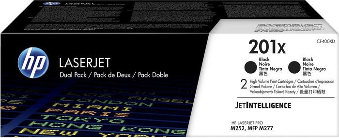 Tonery HP 201X CF400XD Black 2x2800 str.