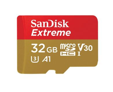 - karta pamieci MicroSD 32GB SDHC SanDisk Extreme + Adapter SD! 100MB/60MB - obrazek 3