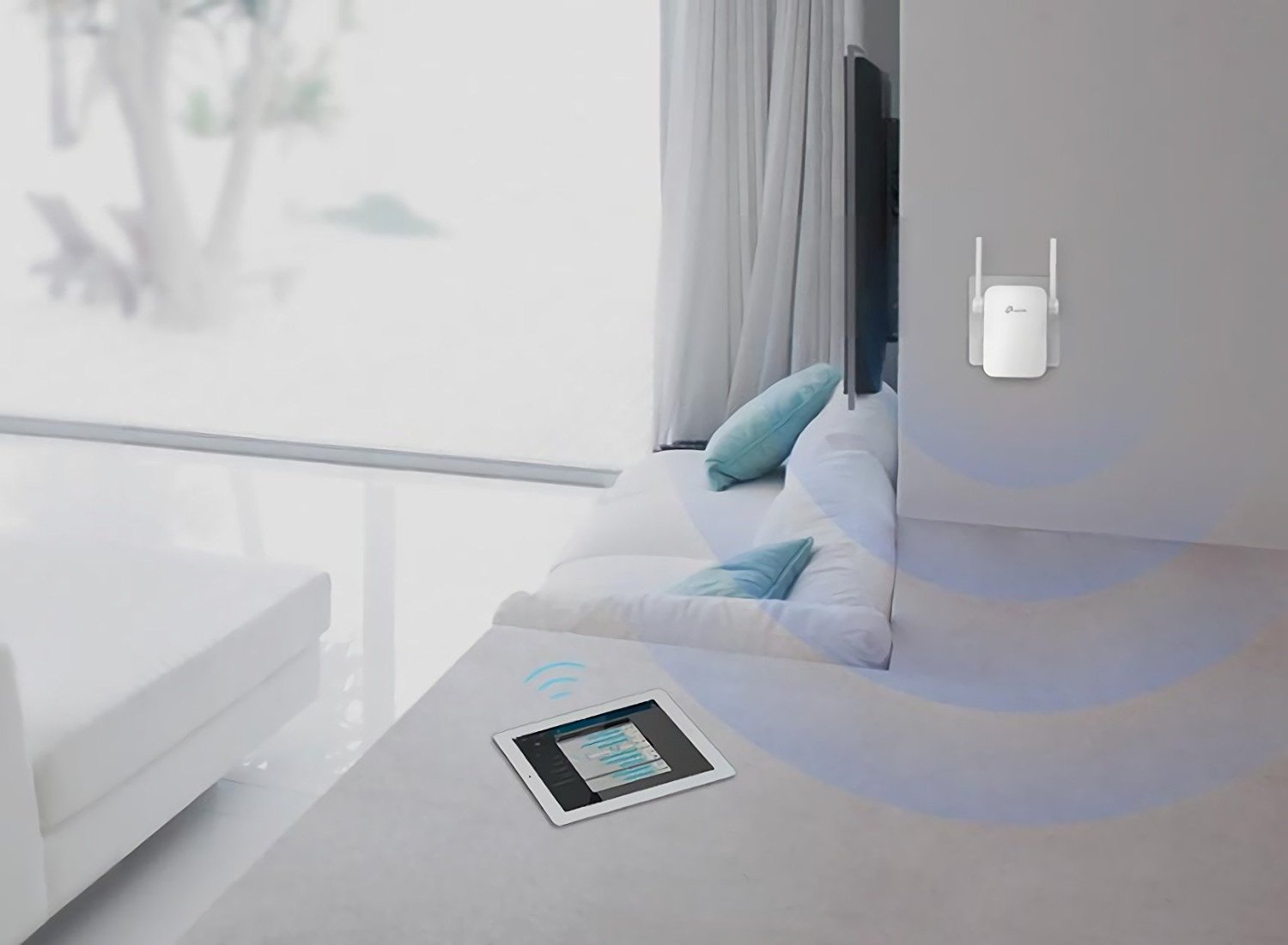 Wzmacniacz sieci bezprzewodowej Wi-Fi N300 TP-Link TL-WA855RE - obrazek 4