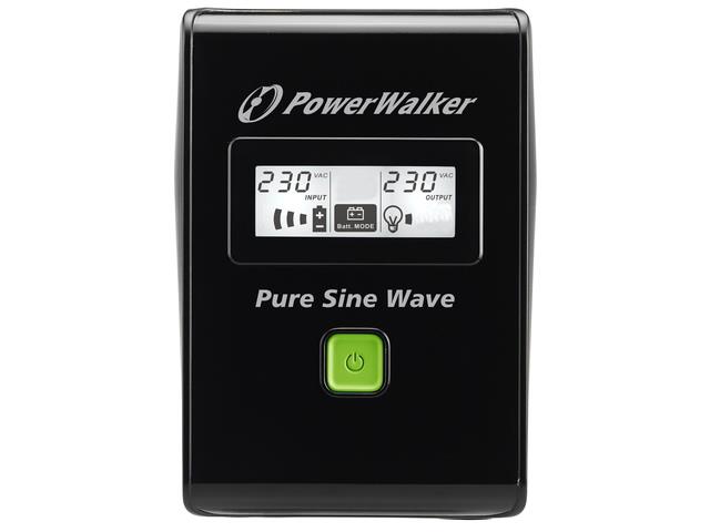 Zasilacz awaryjny UPS - PowerWalker UPS Line-Interactive 800VA SW FR - obrazek 4