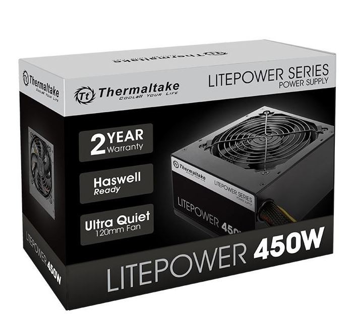 Zasilacz ATX 450W Thermaltake Litepower II Black - obrazek 2